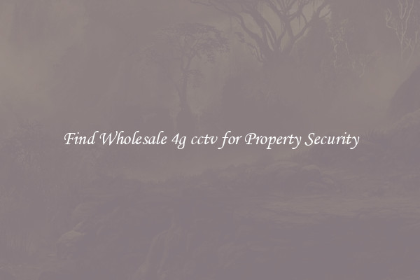 Find Wholesale 4g cctv for Property Security