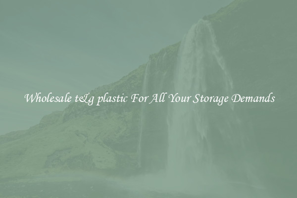 Wholesale t&g plastic For All Your Storage Demands