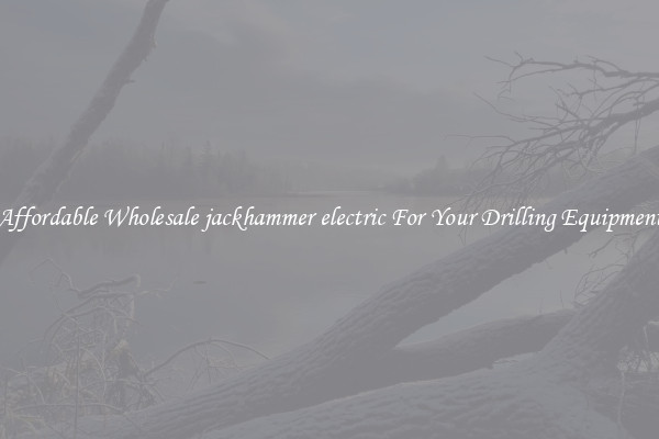 Affordable Wholesale jackhammer electric For Your Drilling Equipment