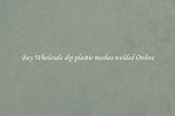 Buy Wholesale dip plastic meshes welded Online